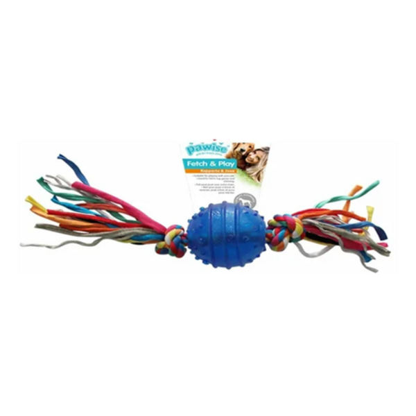 Pawise - Ball with Rope Small x2