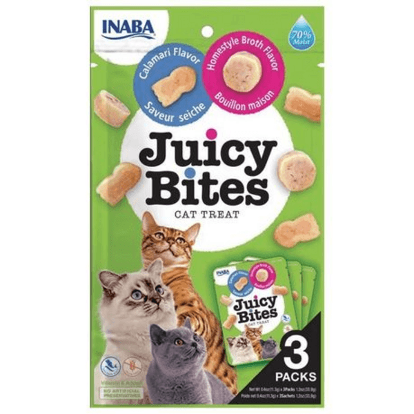 Juicy Bites Homestyle Broth & Calamari Flavour (Box of 3 x 11.3g) x 2