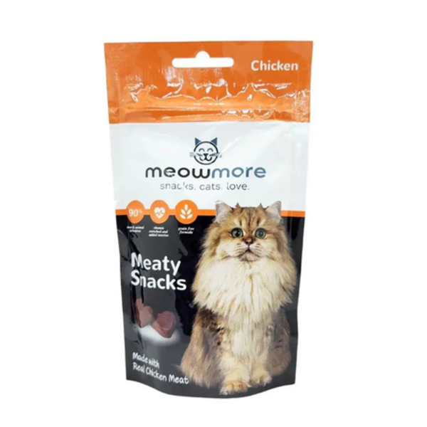Meow More - Meaty Cat Snacks Chicken 10's x2