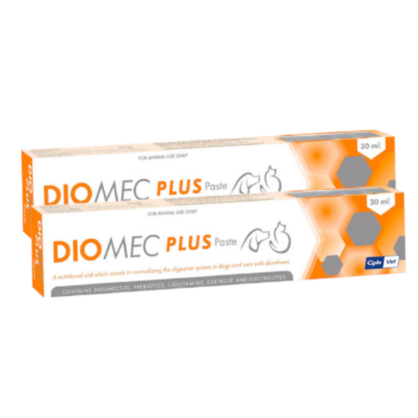 Ascendis - 30ml Diomec Plus Paste For Dogs And Cats x 2
