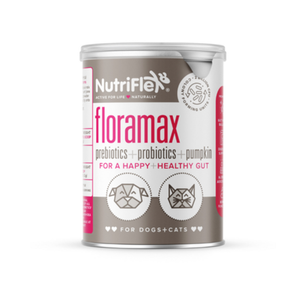 Nutriflex - FloraMax Prebiotic And Probiotics For Dogs And Cats 180g