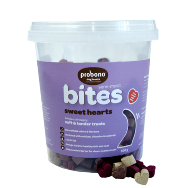 Probono Semi-Moist Sweet Hearts (500g)