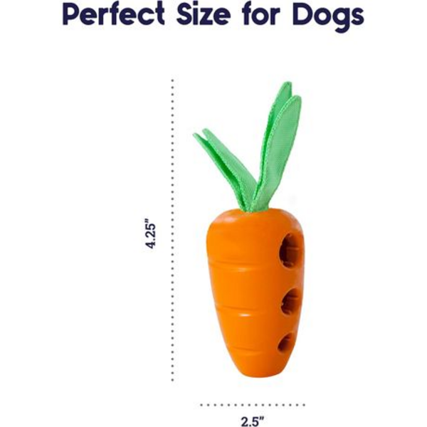 Petstages - Carrot Stuffer Treat Dispensing Interactive Dog Toy