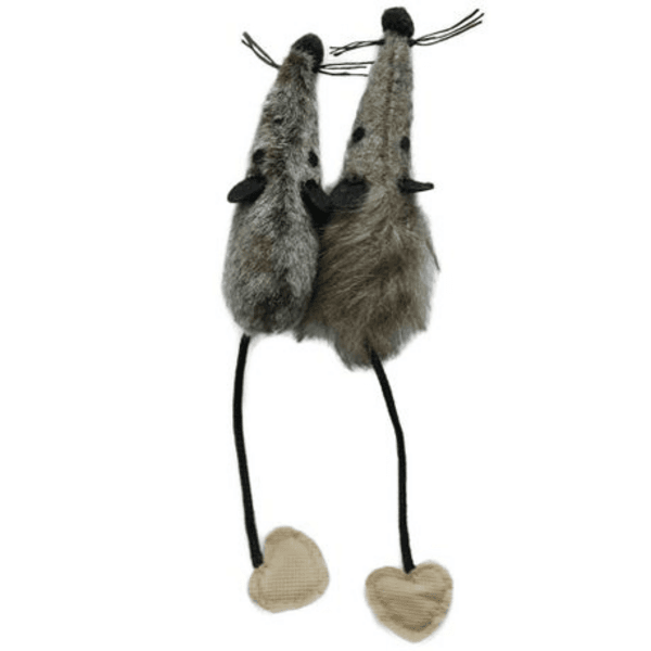 Rosewood - Cat Toy Jolly Moggy Silverine Plush Mice