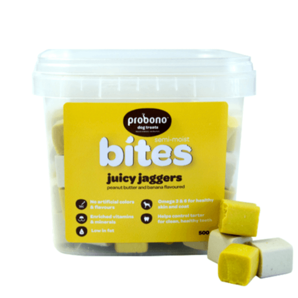 Probono Semi-Moist Juicy Jaggers - Peanut Butter & Banana (500g)