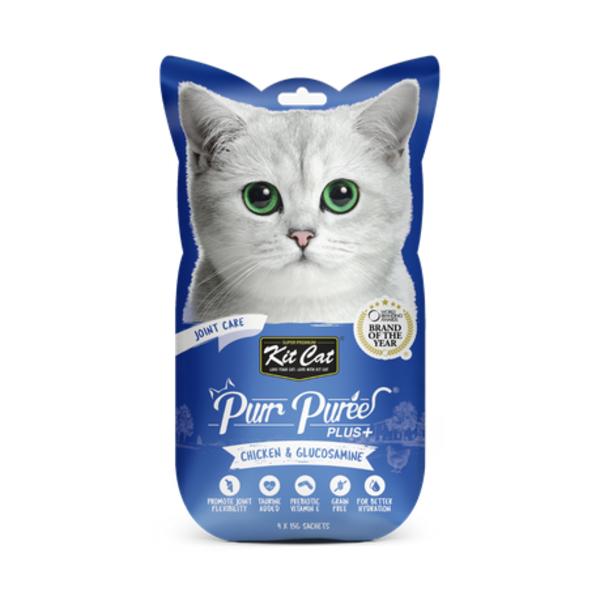 Kit Cat - Purr Puree Plus Chicken & Glucosamine (Joint Care)