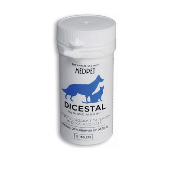 Medpet - Dicestal Dewormer For Animals - 10 Tablets