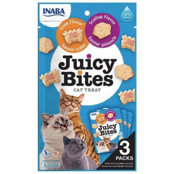 Inaba - Juicy Bites Cat Treats 3 Packets x 11.3g