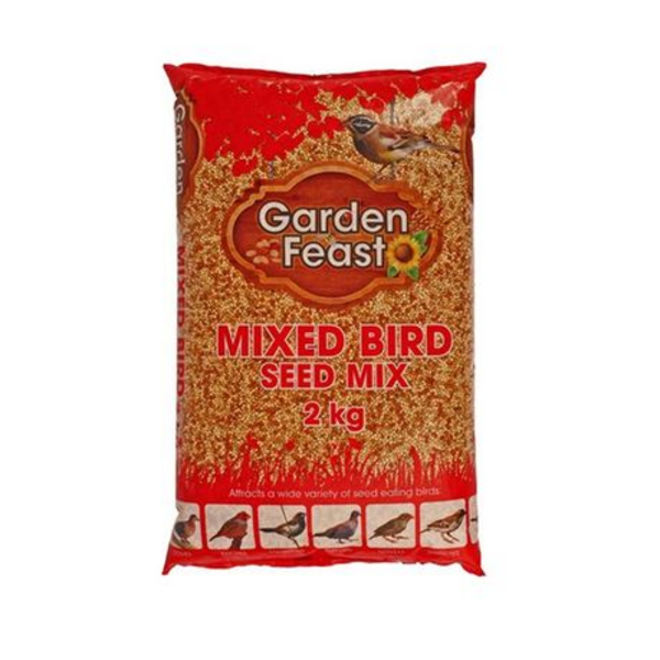 Garden Feast - Mixed Bird Seed Mix 2kg x2