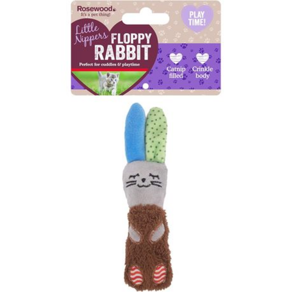 Little Nippers Floppy Rabbit - Rosewood