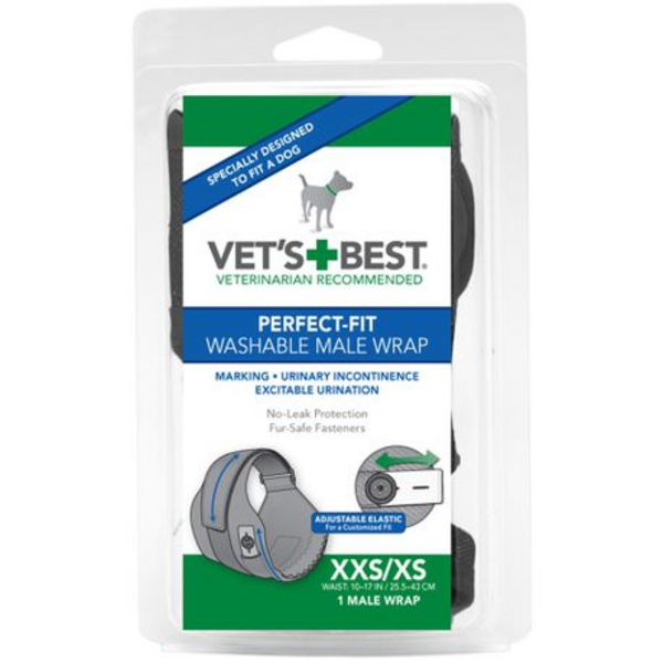 Vets Best - Perfect Fit Washable Male Wrap x1