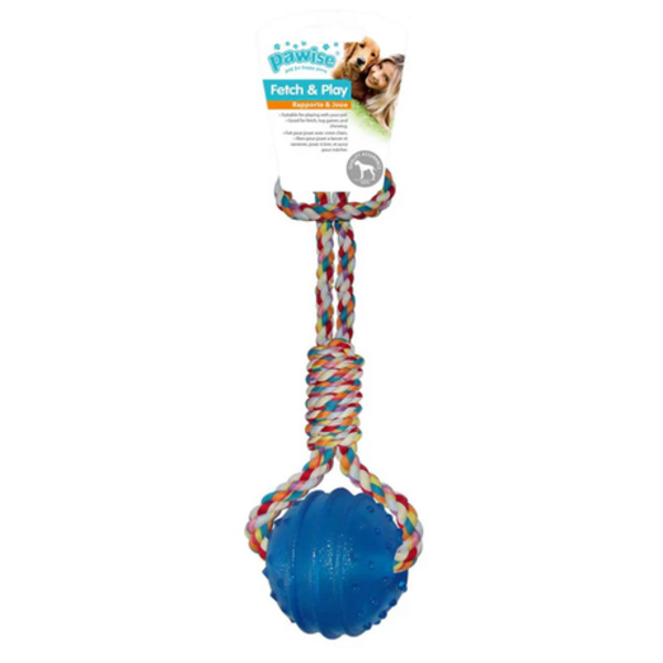 Pawise - Ball With rope handle