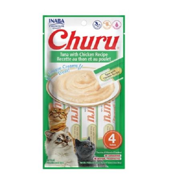 Inaba - Churu - Tuna With Chicken Recipe 65g