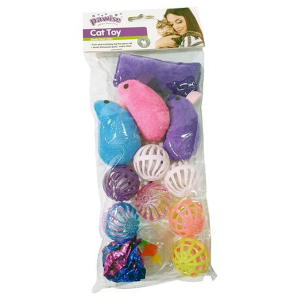 Pawise Cat Toy- 13 Pack
