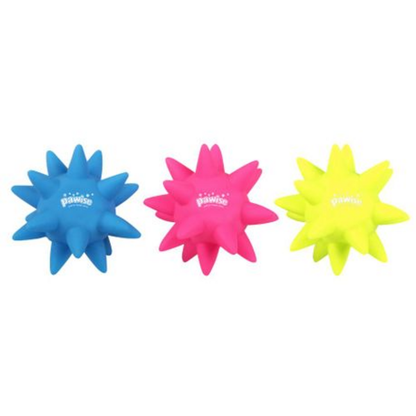Pawise - Vinyl Spiny Balls (3 Balls Per Pack) 15cm